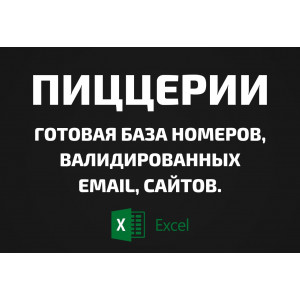 База Пиццерии. Email, Телефоны