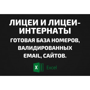 База Лицеи и Лицеи-интернаты. Email, Телефоны