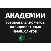 База Академии. Email, Телефоны