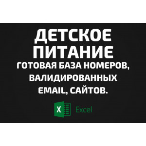 База Детское питание. Email, Телефоны